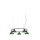 Faro Barcelona 20343-144-5L-US Tatawin 5-Light Ring Pendant in Green Metal