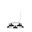 Faro Barcelona 20343-146-5L-US Tatawin 5-Light Ring Pendant in Black Metal