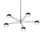 Sonneman 2035.25 Ray Suspendu en noir satiné