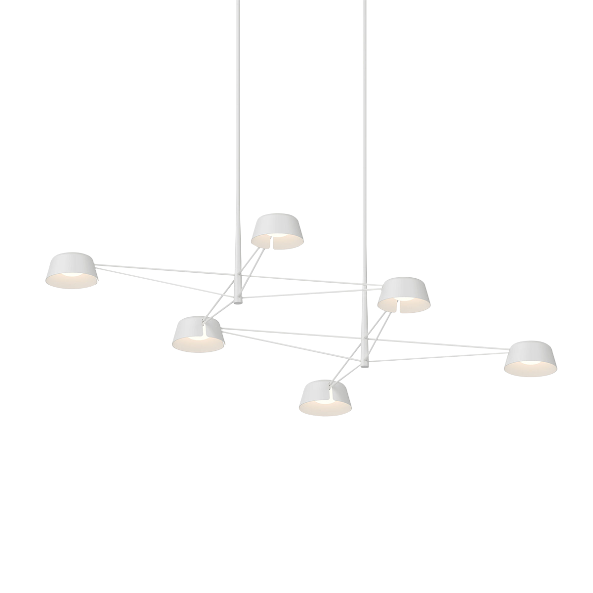 Sonneman 2036.17 Ray Suspendu en gris chaud