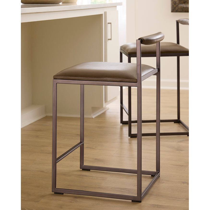 Bradbury Leather Counter Stool