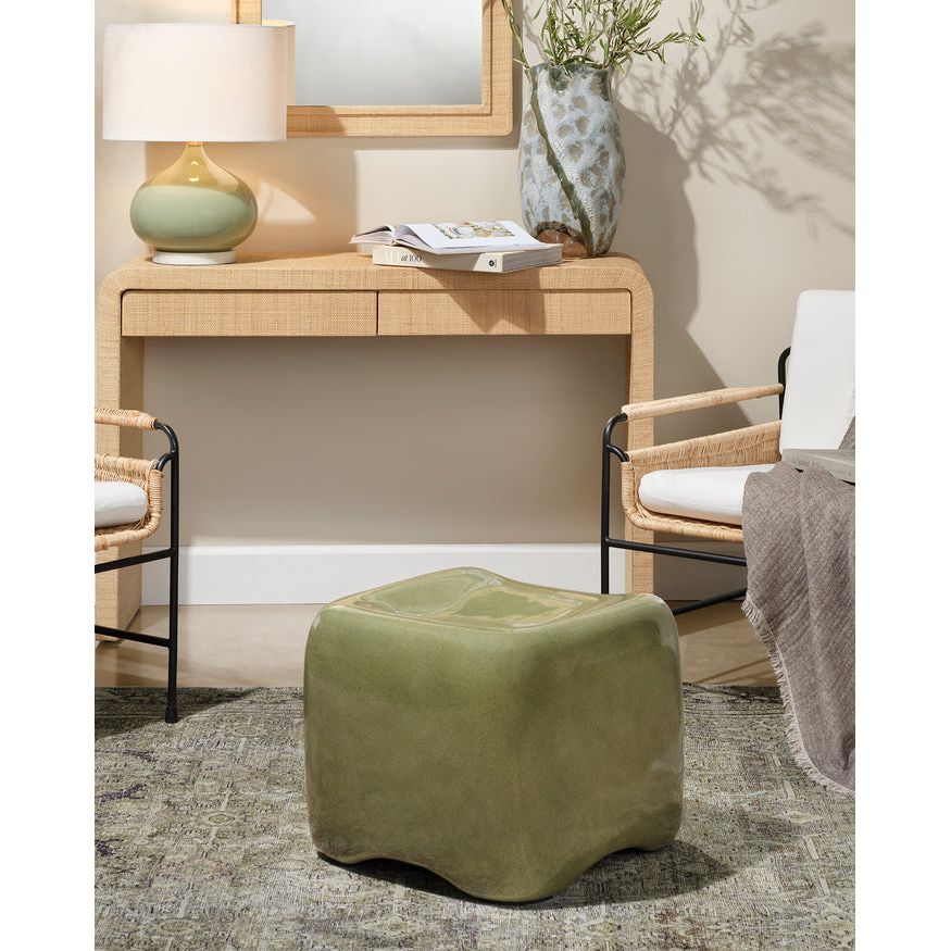 Cushion Concrete Stool