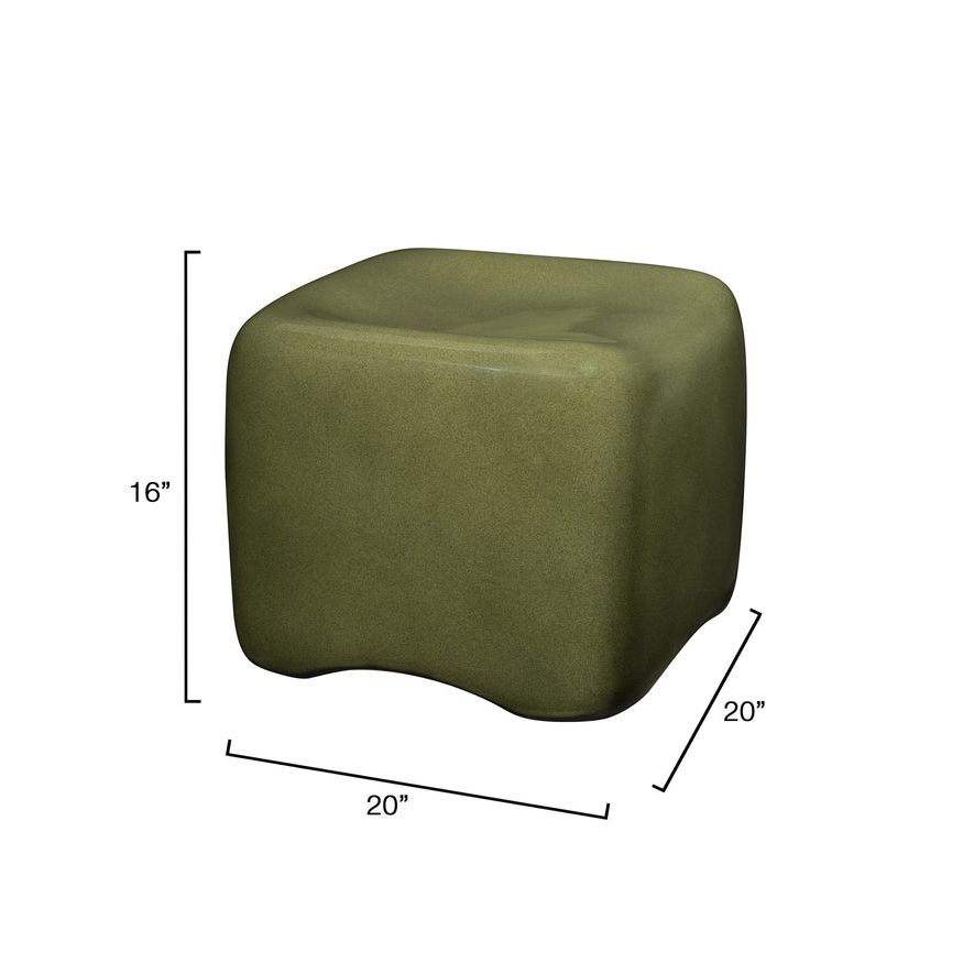 Cushion Concrete Stool