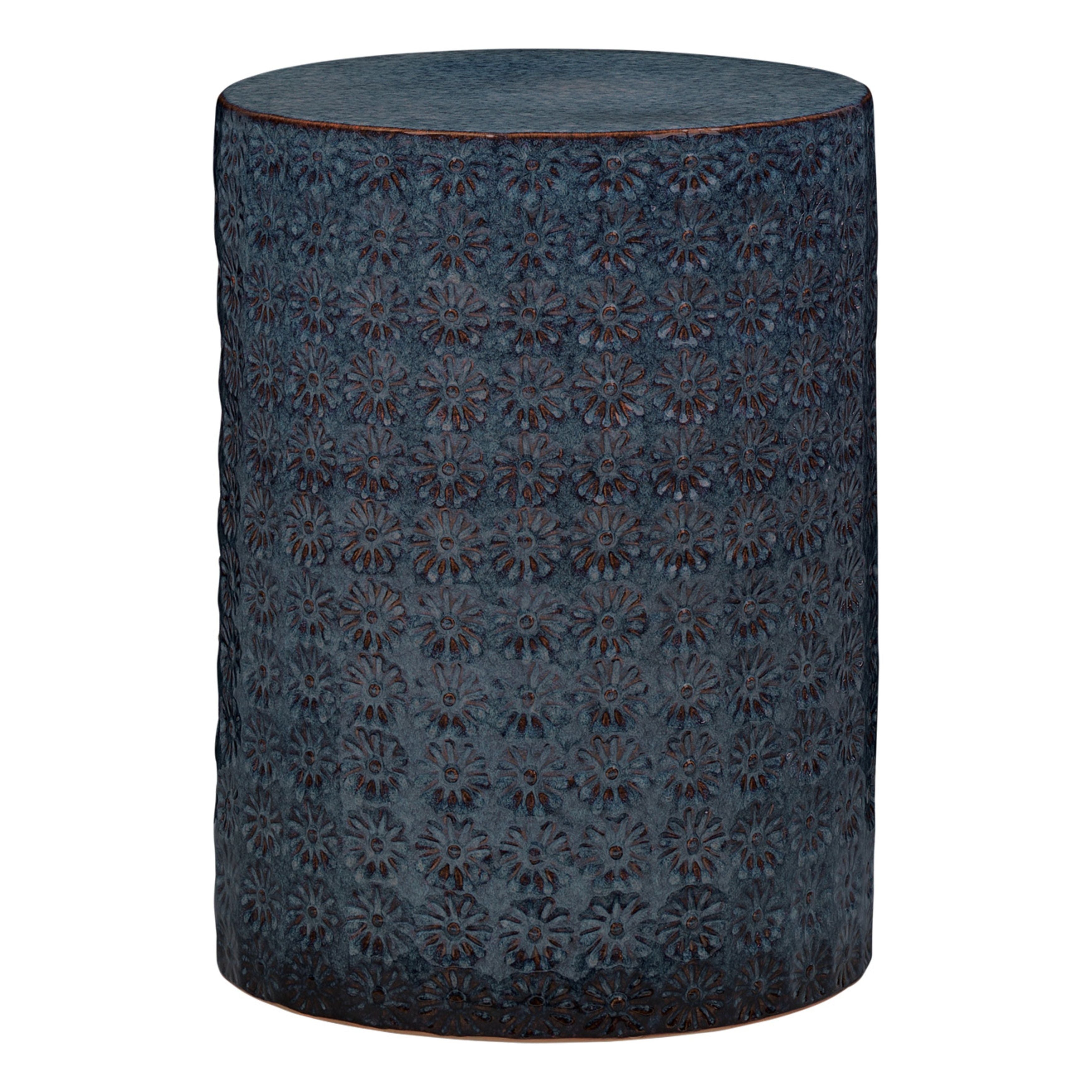 Jamie Young Company - 20WILD-STBL - Wildflower Side Table - Wildflower - Blue
