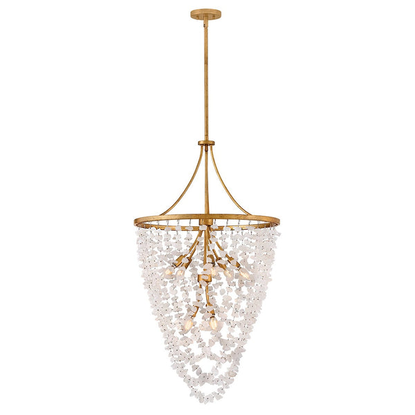Myra Cristal de roche à plusieurs niveaux Suspension