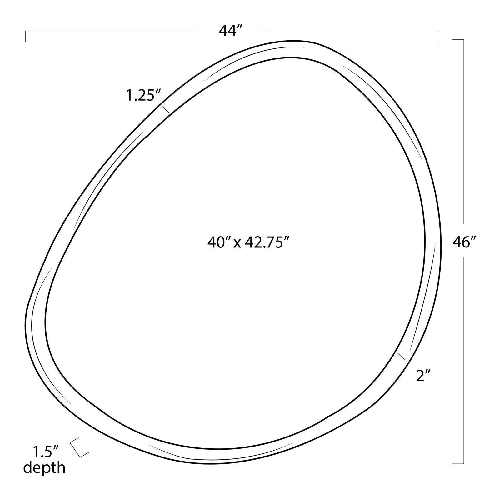 Regina Andrew - Monte Mirror - 21-1161 | Montreal Lighting & Hardware