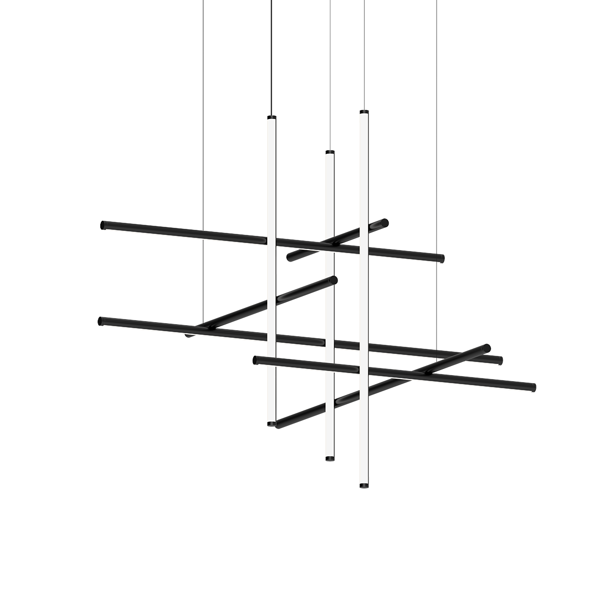 Sonneman 2106.25 Labyrinthe Suspendu en noir satiné