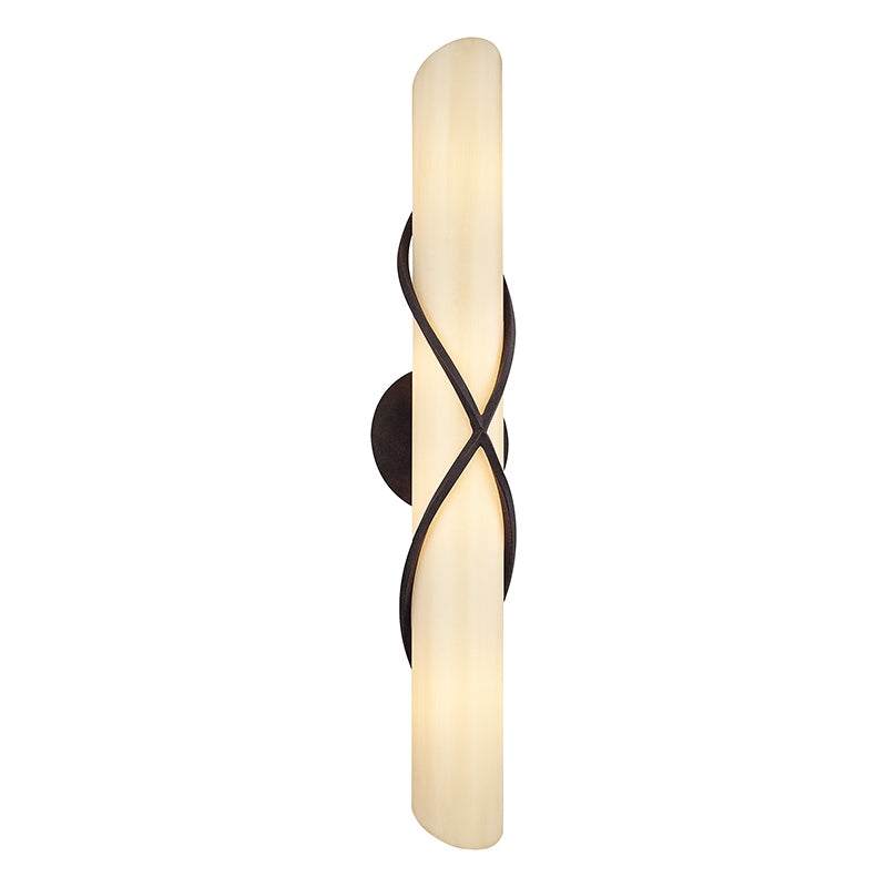 Troy Lighting Canada - B1404-TRN - Applique murale quatre lumières pour salle de bain et coiffeuse - Roxbury - Fer texturé