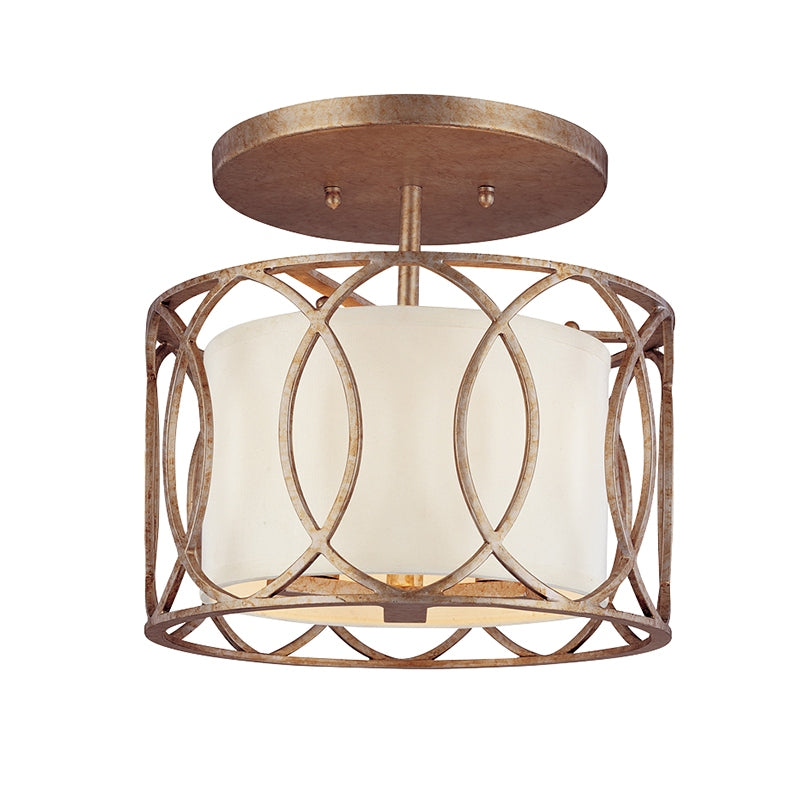 Troy Lighting Canada - C1283-SG - Trois lampes Plafonnier - Sausalito - Argent Or