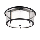 Troy Lighting Canada - C1350-TBK - Two Light Flush Mount - Bennington - Textured Black