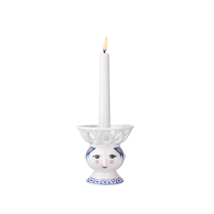 Bjørn Wiinblad 56596 Dora Candle Holder in Blue