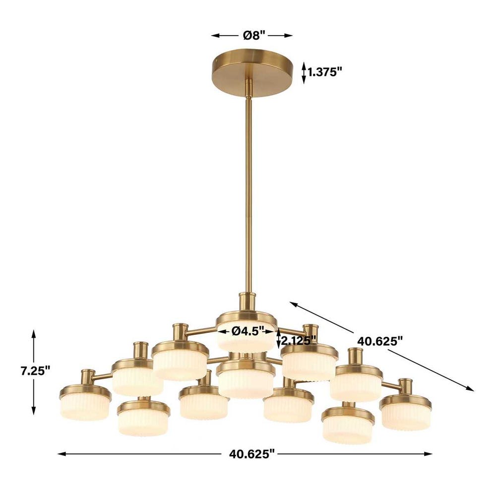 LED en forme de coin Suspendu