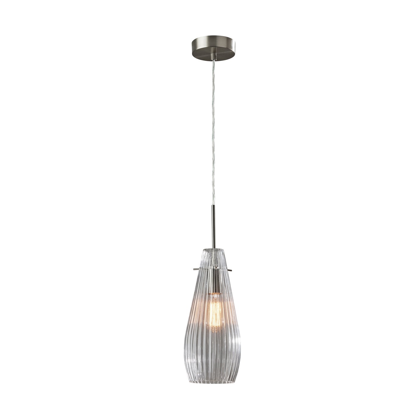 Adesso Home - 2146-22 - Pendant - Layla - Brushed Steel