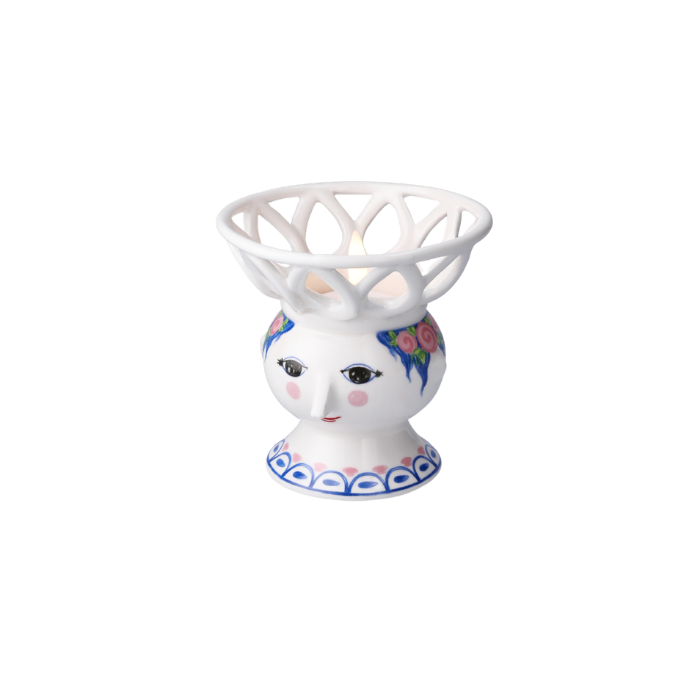 Bjørn Wiinblad 56596 Dora Candle Holder in Blue