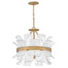 Fredrick Ramond FR46911BNG Fleur Semi-Flush/Pendant in Burnished Gold