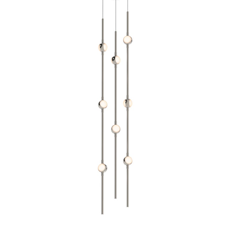 Sonneman 2161.13WS Constellation 6" LED courte Suspension en nickel satiné