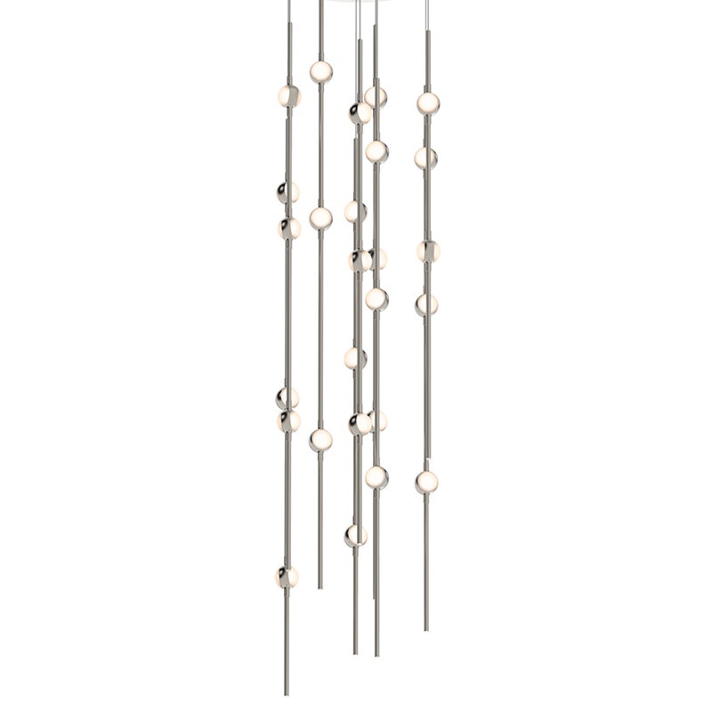 Sonneman 2162.13WS-27 Constellation 12" LED courte Suspension en nickel satiné