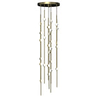 Sonneman 2162.38WS-J20 Constellation 12" LED courte Suspension en laiton satiné