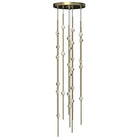 Sonneman 2162.38CS-27-J20 Constellation 12" LED courte Suspension en laiton satiné