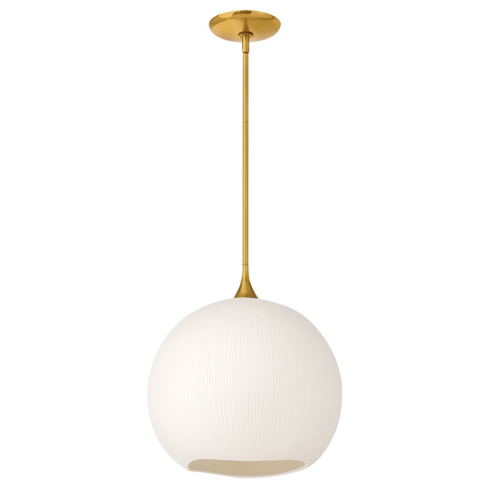 Fredrick Ramond FR47304UB Porcelaine d'Antibes Suspension en laiton non verni