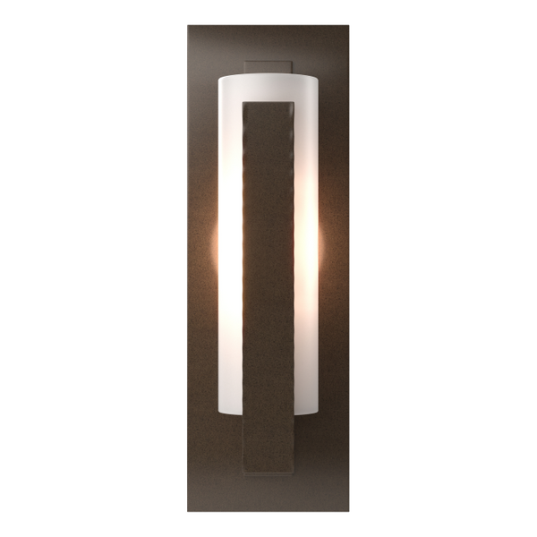 Forged Vertical Bar Sconce - Steel Backplate