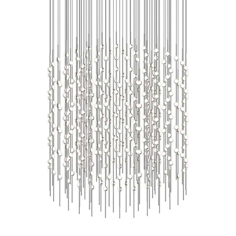 Sonneman 2172.13W-27 Cylindre Constellation Centaure Suspendu en nickel satiné