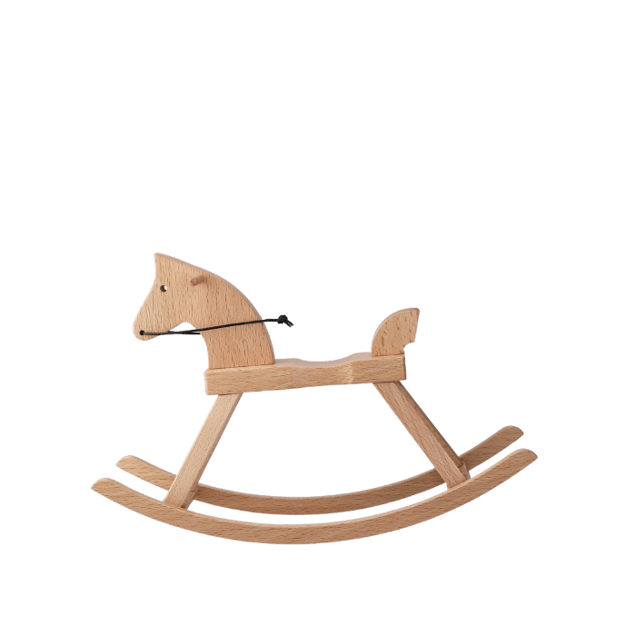 Kay Bojesen 39227 Rocking Horse Wooden Figurine in Beech