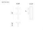 Europhase 49180-015 Aelin LED Extérieur Murale en noir mat
