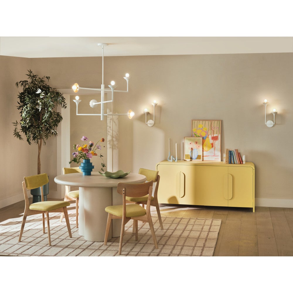 Applique double réglable Lark 84242TXP Darla en plâtre texturé