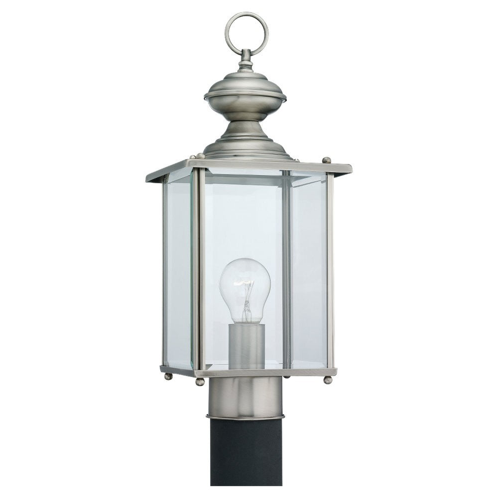Generation Lighting Canada - 8257-965 - One Light Outdoor Post Lantern - Jamestowne - Antique Brushed Nickel
