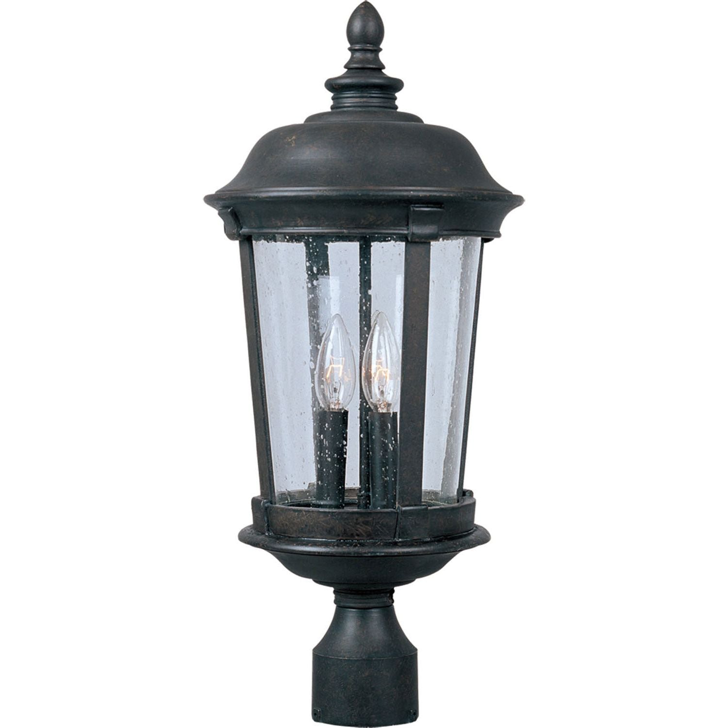 Maxim - 3022CDBZ - Three Light Outdoor Pole/Post Lantern - Dover DC - Bronze