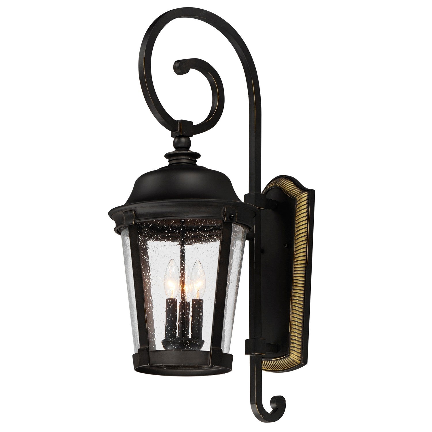 Applique murale d'extérieur Maxim Lighting 3025CDBZ Dover DC en bronze