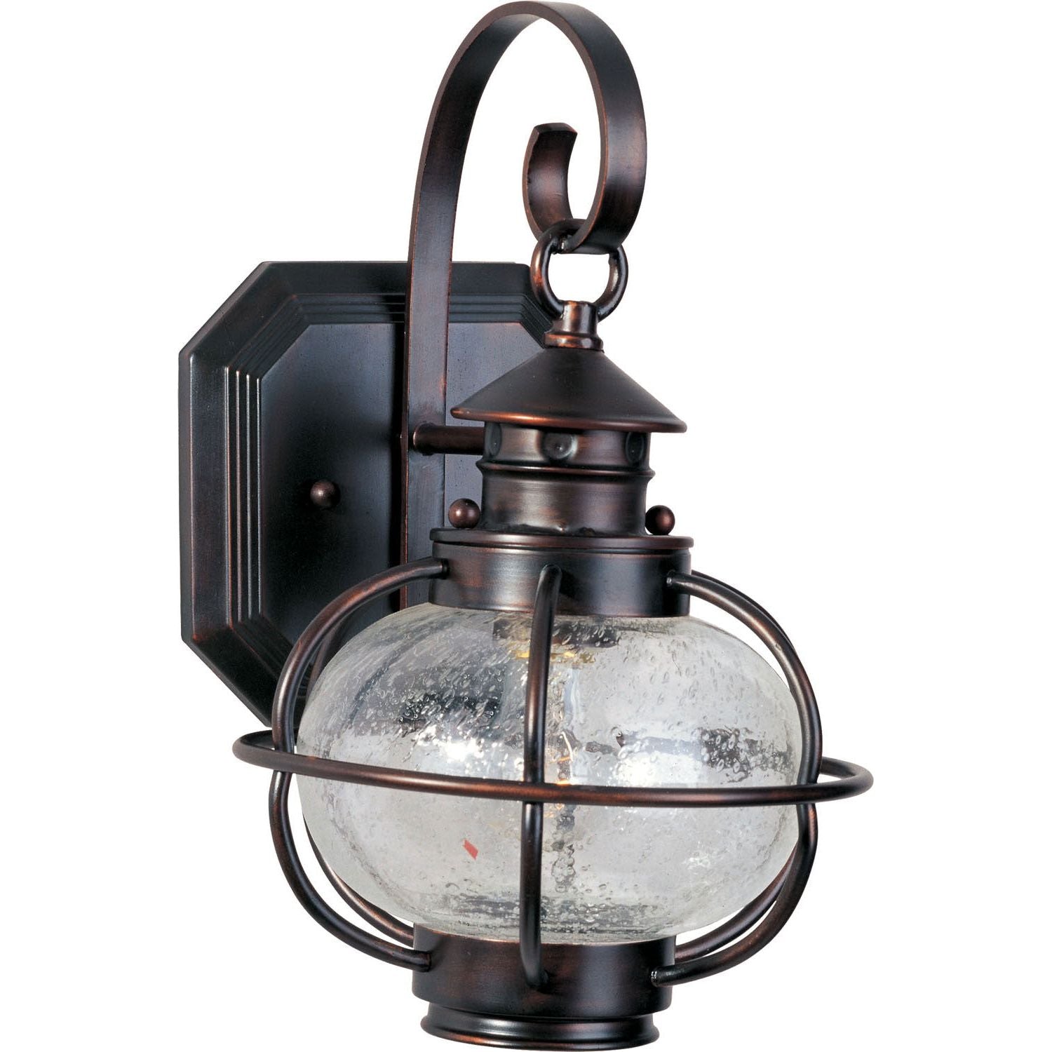 Maxim - 30502CDOI - One Light Outdoor Wall Lantern - Portsmouth - Oil Rubbed Bronze