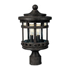 Lanterne extérieure sur poteau Maxim Lighting 3137CDSE Santa Barbara DC, couleur Sienne