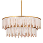 Maxim Lighting 22513WWTNAB Marimba Suspension en naturel Laiton vieilli