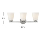 Meuble-lavabo Lark 85423BN Bri en nickel brossé