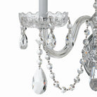 Crystorama - 1033-CH-CL-SAQ - Trois lumières Murale - Cristal traditionnel - Chrome poli