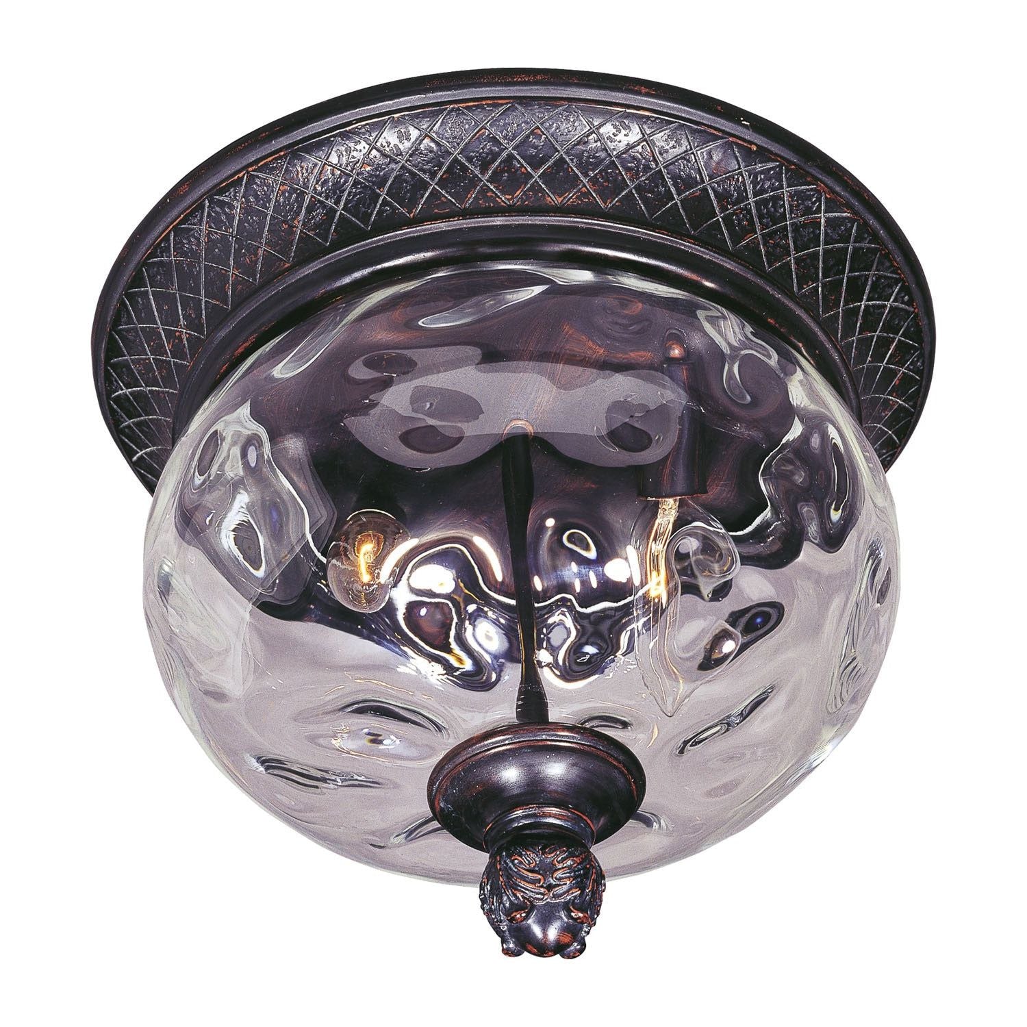 Maxim - 3429WGOB - Two Light Outdoor Ceiling Mount - Carriage House DC - Oriental Bronze