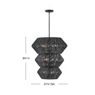 Hinkley Lighting 40388BLK Luca Multi Tier Chandelier in Black