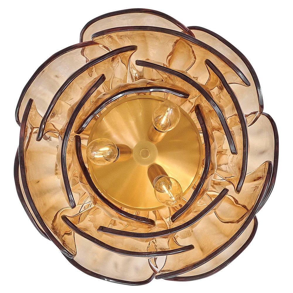 Fredrick Ramond FR46897UB-AM Fleur Fantine Suspension en laiton non verni