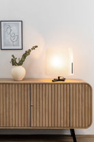 Faro Barcelona 23002-57-US Luang Table Lamp in Black/Beige