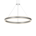 Sonneman 2305.16-J20 Double Corona LED Suspension en aluminium satiné brillant