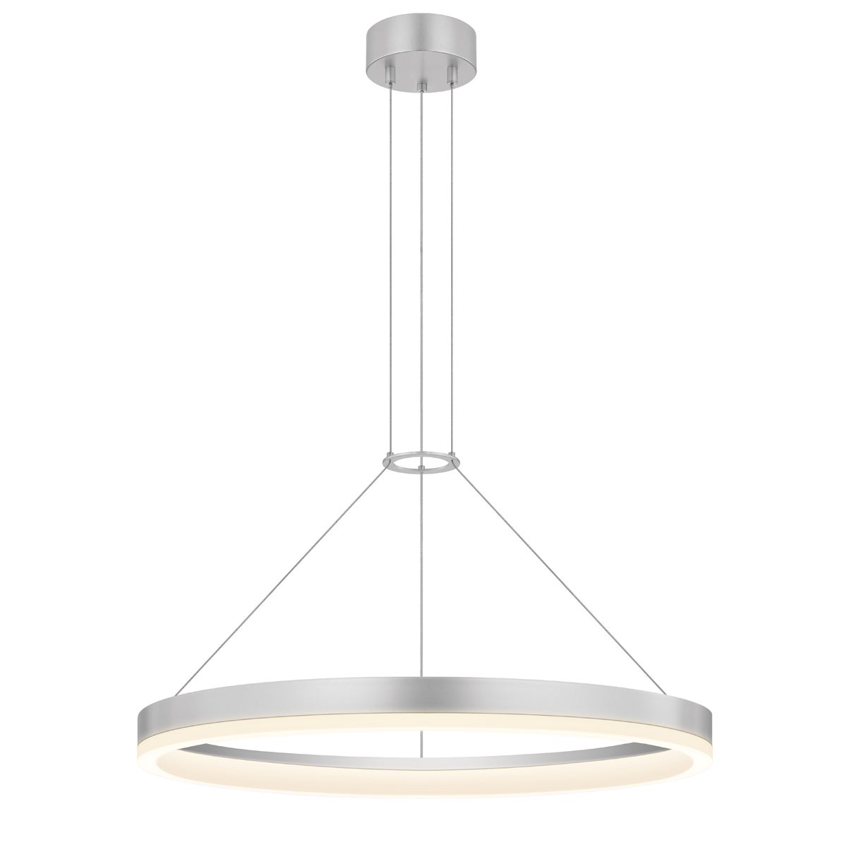 Sonneman 2315.16-J20 LED Corona Suspension en aluminium satiné brillant