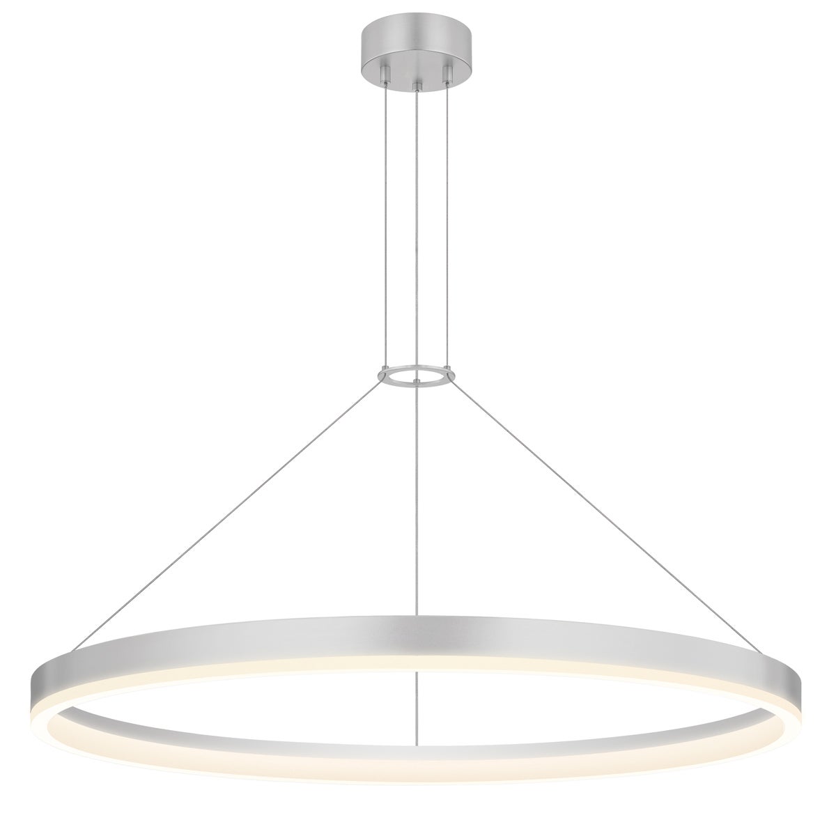 Sonneman 2317.16-J20 LED Corona Suspension en aluminium satiné brillant
