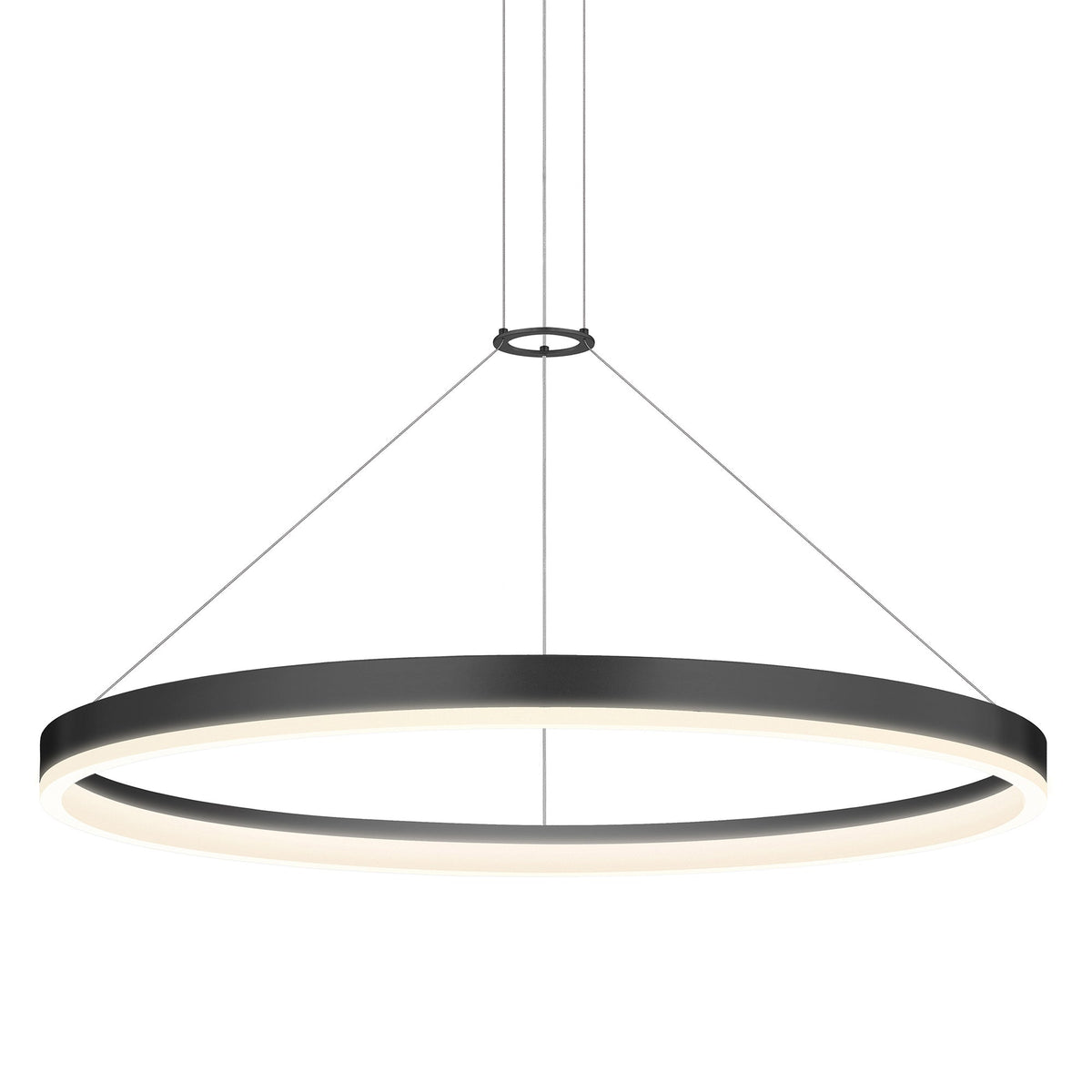 Sonneman 2317.25-35 LED Corona Suspension en noir satiné