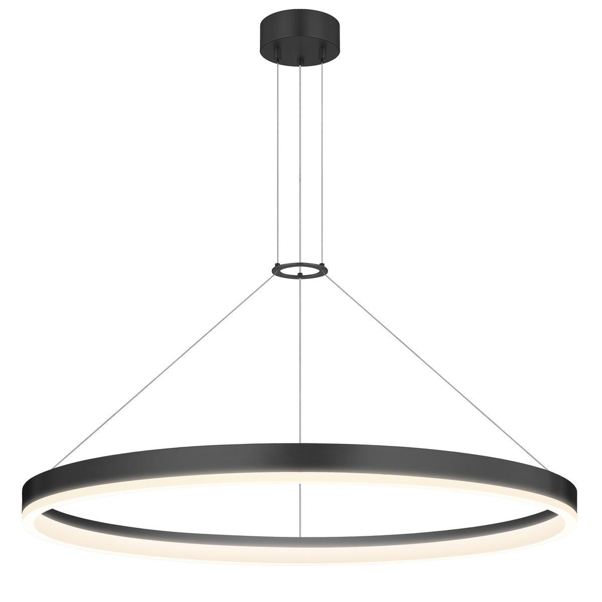 Sonneman 2317.25-J20 LED Corona Suspension en noir satiné