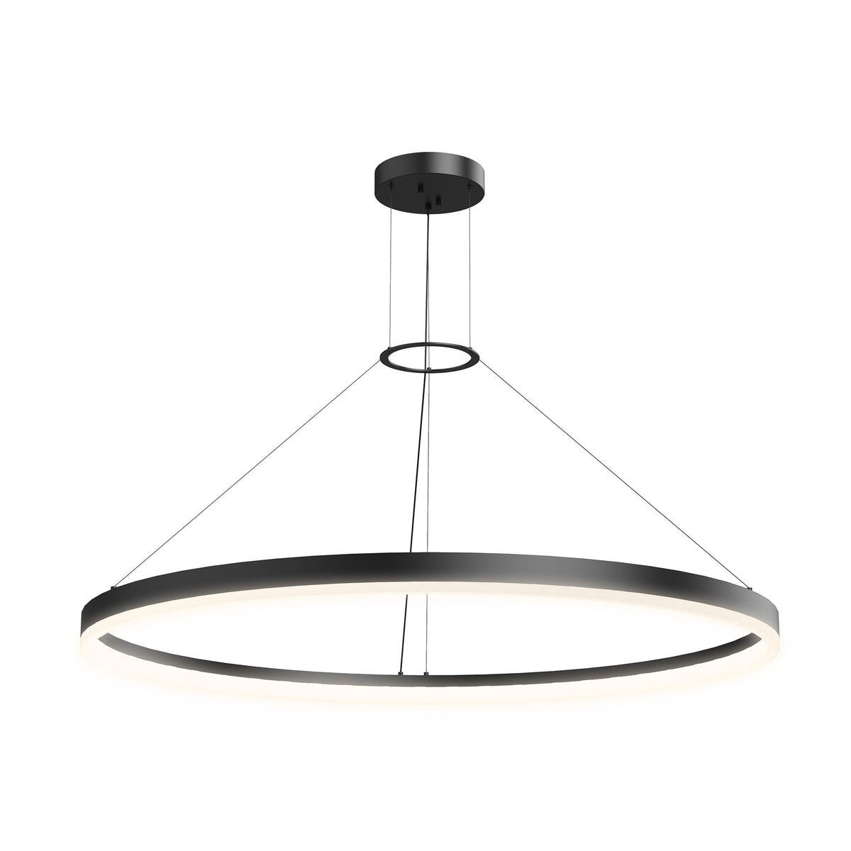 Sonneman 2318.25-35 LED Corona Suspension en noir satiné