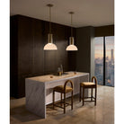 Fredrick Ramond FR41577LCB-LL Ombra LED Pendant in Lacquered Brass