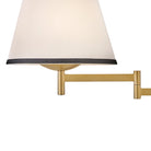 Hinkley Lighting 47510LCB-OW Sonia Swing Arm Sconce in Lacquered Brass