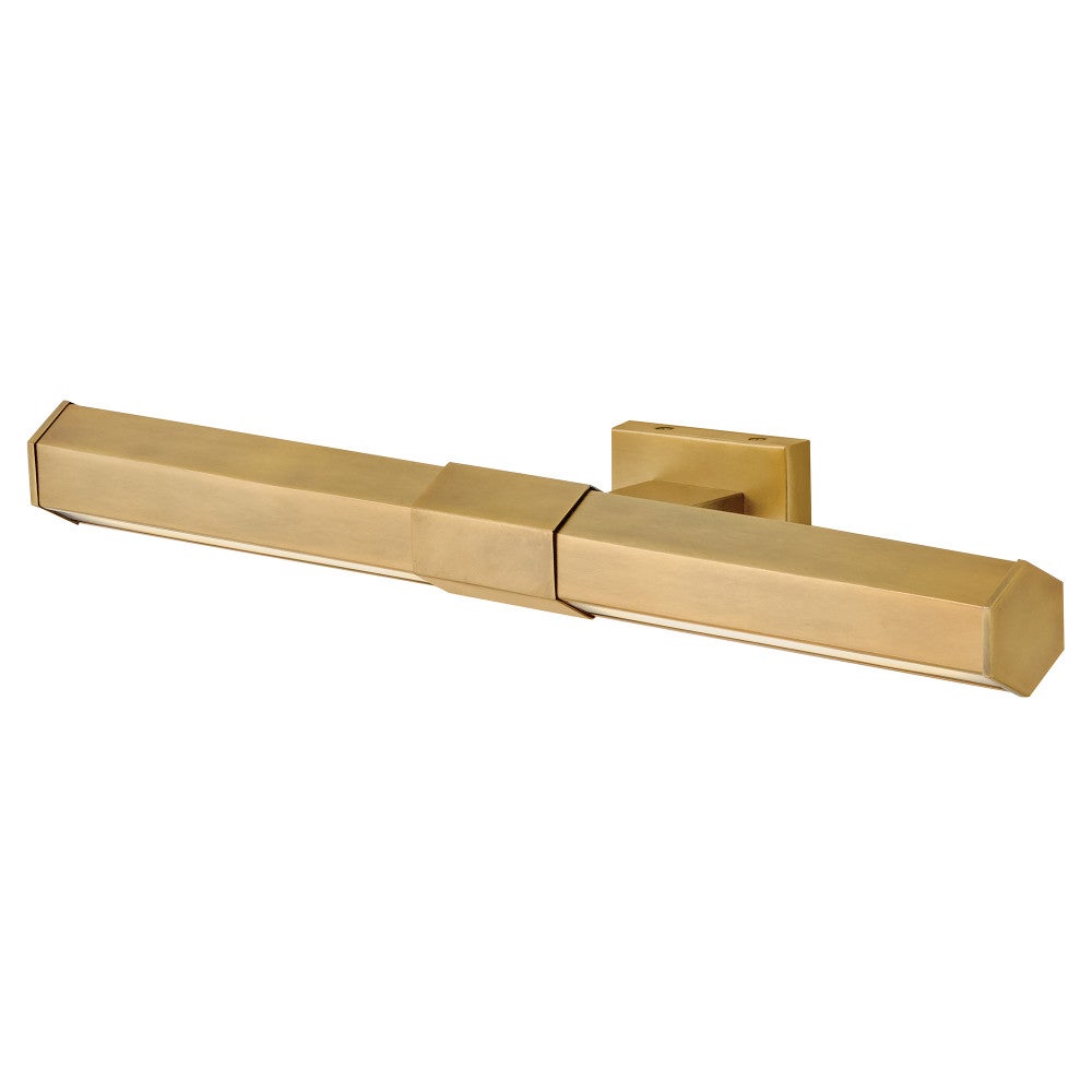 Applique murale LED Facet Hinkley Lighting 46983HB en laiton Heritage